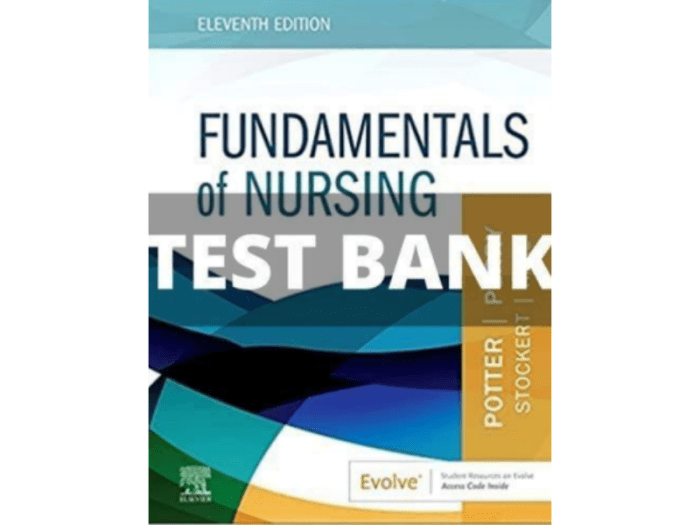 Fundamentals of nursing final exam test bank