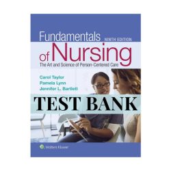 Fundamentals of nursing final exam test bank