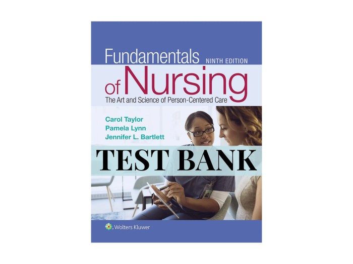 Fundamentals of nursing final exam test bank