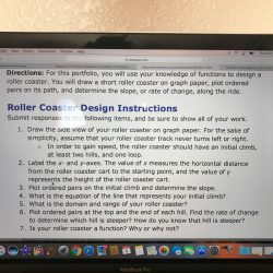 Roller coaster design worksheet e2020 answers