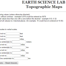 Mapping the earth an esrt lab activity answer key