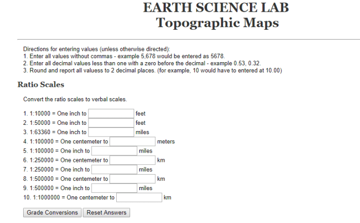 Mapping the earth an esrt lab activity answer key